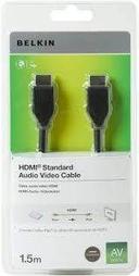 belkin hdmi to hdmi audio video cable 1 5m black - SW1hZ2U6MjM3NjY=