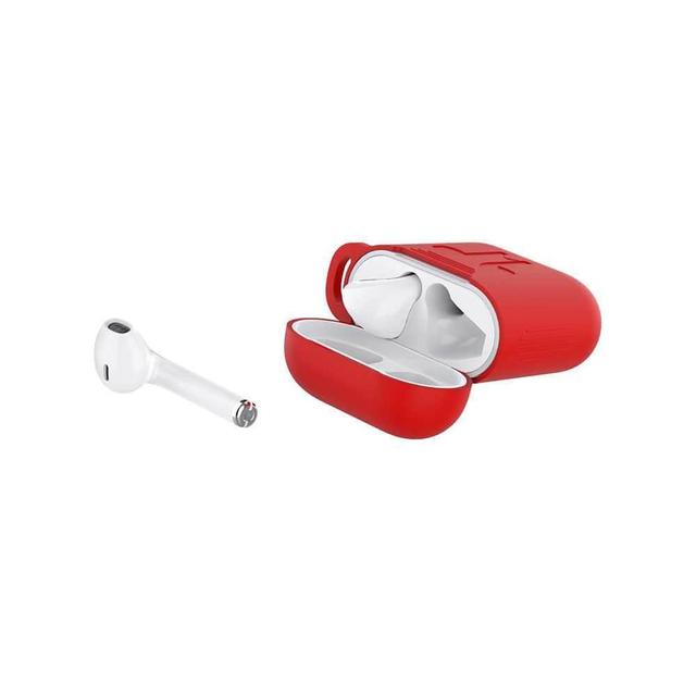 devia naked silicone case for airpods red - SW1hZ2U6ODg5NA==