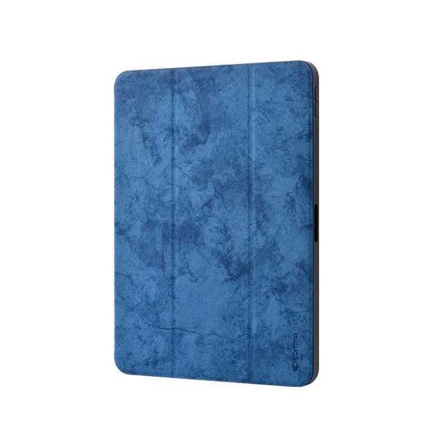 devia leather case with pencil slot for apple ipad pro 11andquot 2018 blue - SW1hZ2U6ODkzMA==
