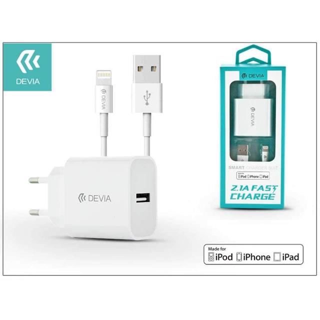 devia smart charger suit 2 1a for apple ios white - SW1hZ2U6NjA2NQ==
