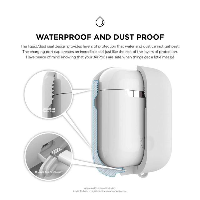 elago waterproof case for apple airpods white - SW1hZ2U6MTEzMjg=