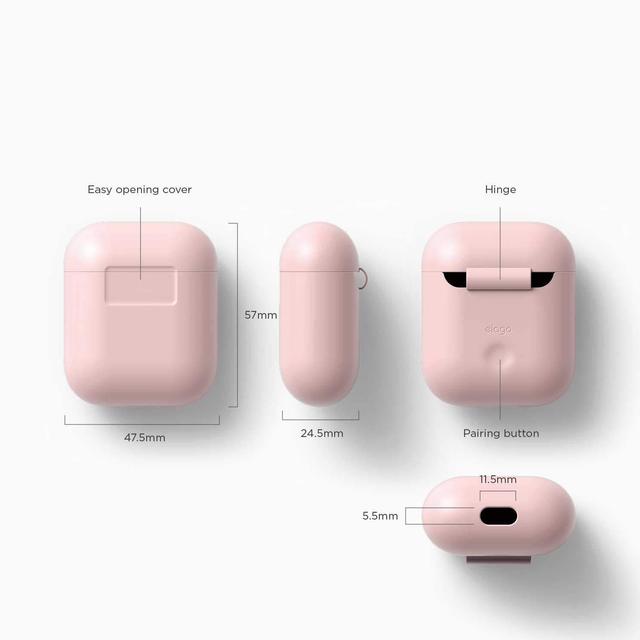 elago airpods silicone case pink - SW1hZ2U6MTExODA=