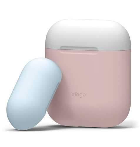 elago duo case for airpods body pink top whitepastel blue - SW1hZ2U6MTA5NjI=