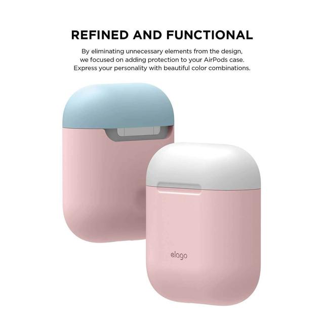 elago duo case for airpods body pink top whitepastel blue - SW1hZ2U6MTA5NzA=