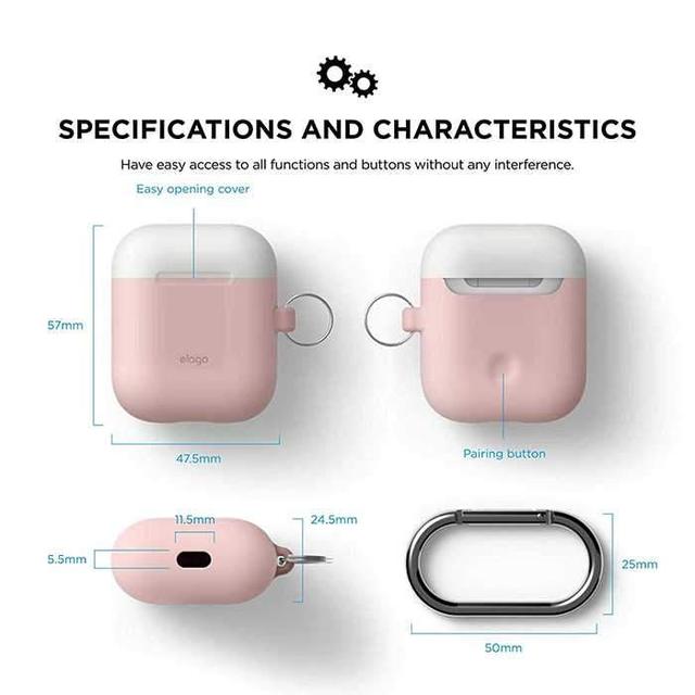 elago duo hang case for airpods body pink top whitepastel blue - SW1hZ2U6MTA4NzA=