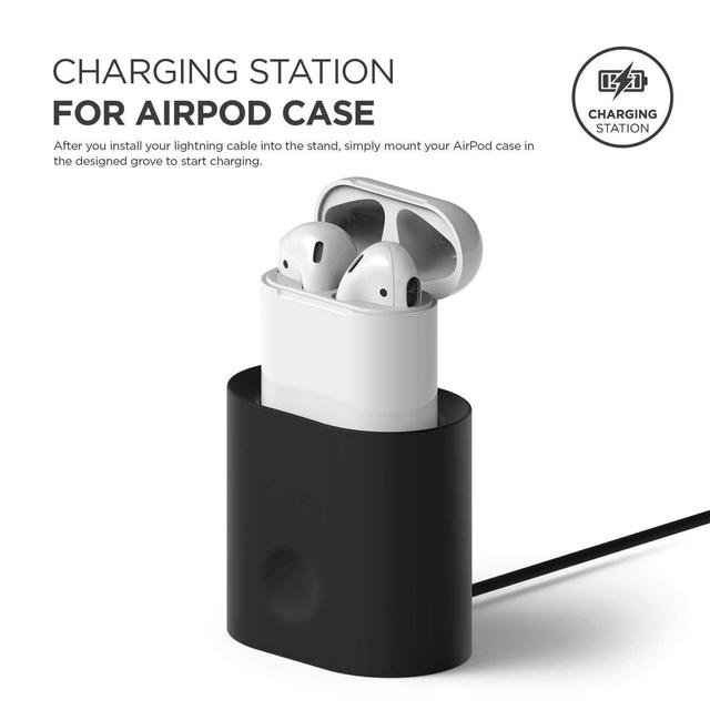 elago charging station for airpods case black - SW1hZ2U6NjQ1OQ==