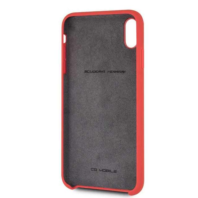 ferrari sf silicone case for iphone xs max red - SW1hZ2U6MTI0NjI=