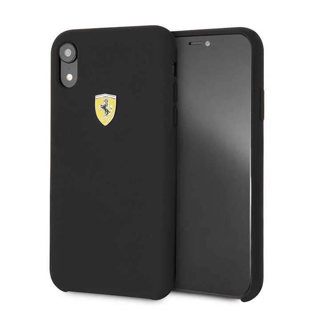 ferrari sf silicone case for iphone xr black - SW1hZ2U6MTI0MjI=