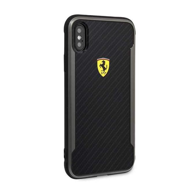 ferrari on track hard case with carbon effect for iphone x xs black - SW1hZ2U6MTI0MTY=