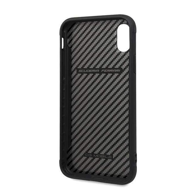 ferrari on track hard case with carbon effect for iphone xr red - SW1hZ2U6MTIzNzg=