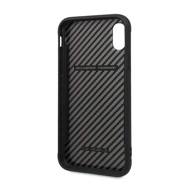 ferrari on track hard case with carbon effect for iphone xr black - SW1hZ2U6MTIzNjY=