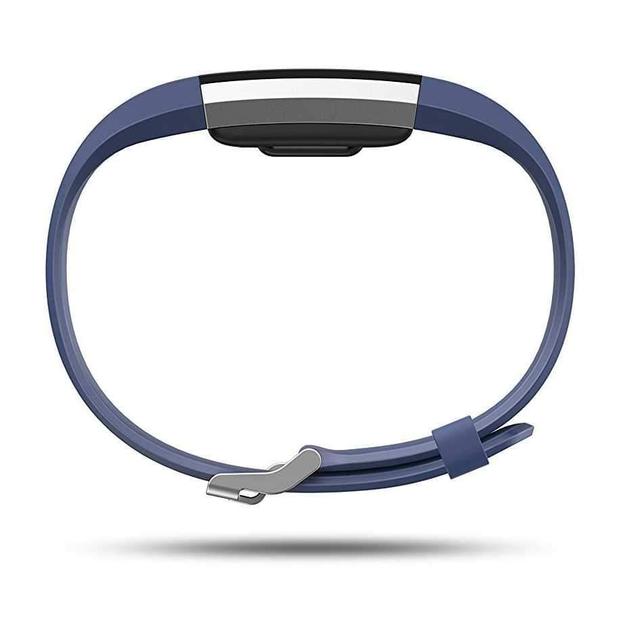 سوار المعصم الرياضي Charge 2 مع متتبع ضربات القلب من Fitbit - أزرق (مقاس S) - SW1hZ2U6MTc3MTQ=
