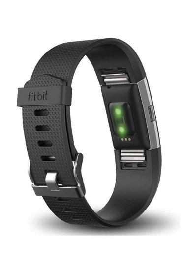 سوار المعصم الرياضي Charge 2 مع متتبع ضربات القلب من Fitbit - أسود (مقاس S)