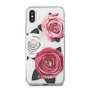 Guess Flower Desire Transparent Hard Case for iPhone X / Xs - Tricolor Roses - SW1hZ2U6MTMzMjA=