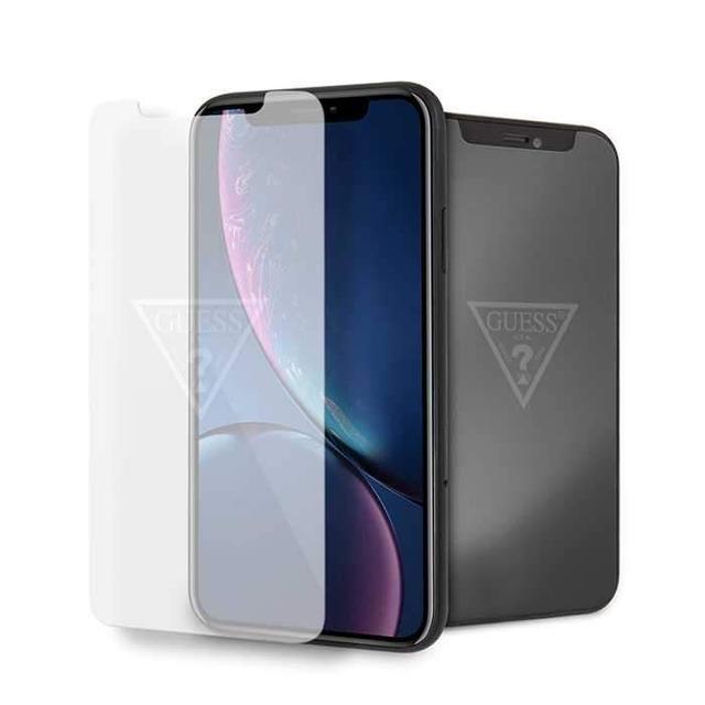 Guess Tempered Glass Screen Protector 0.33mm with Invisible Logo for iPhone X / Xs - Transparent - SW1hZ2U6MTU2NDY=