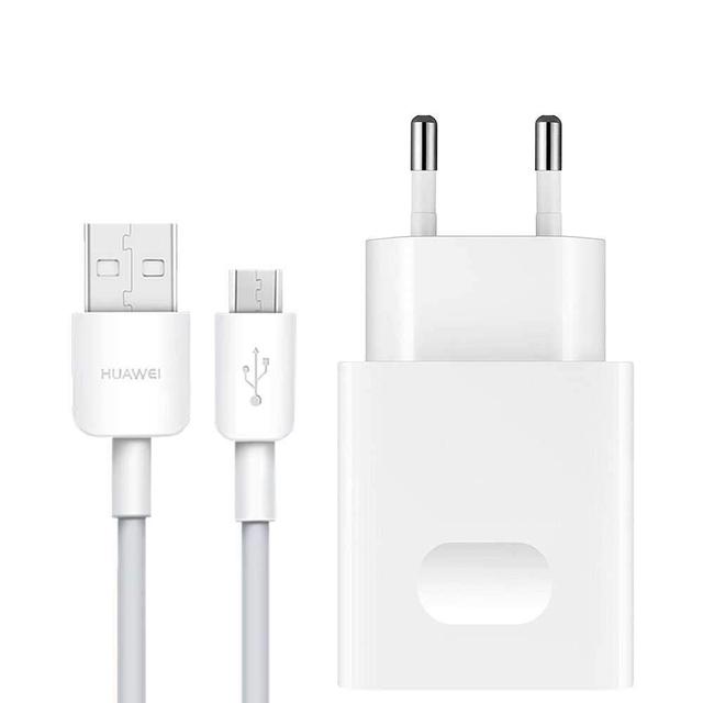 huawei quick charger 9v 2a with data cable micro white - SW1hZ2U6Njc1MQ==