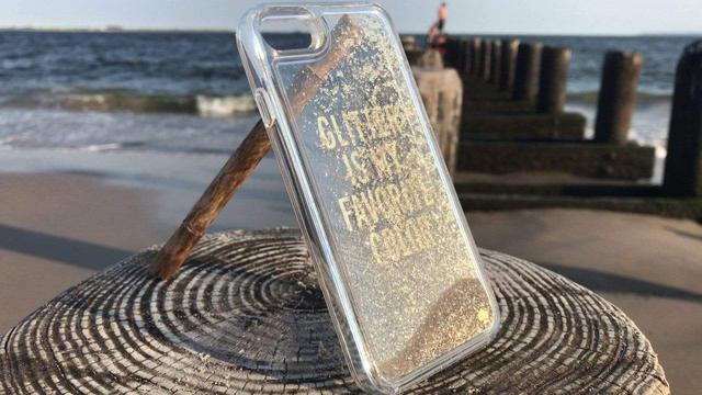 kate spade new york liquid glitter is my favorite color gold case for iphone 8 7 plus - SW1hZ2U6MjM1MDg=