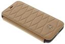 Mercedes-Benz mercedes benz pattern iii genuine leather booktype case for iphone x light brown - SW1hZ2U6MTM3MDY=