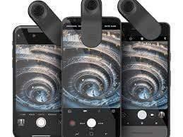 olloclip multi device clip with wide angle macro intro lenses - SW1hZ2U6MjU2NTA=