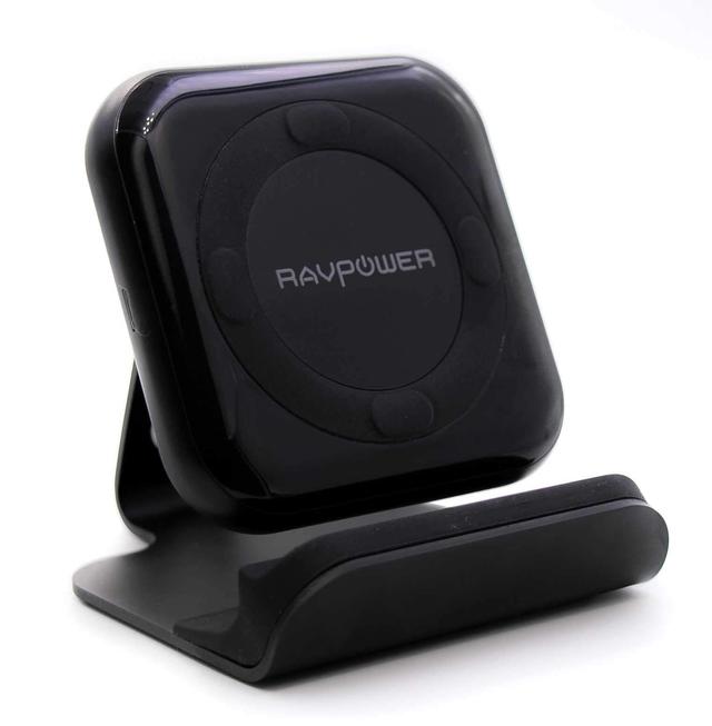 ravpower qc3 0 10w fast wireless charging pad with stand black - SW1hZ2U6NzI2OQ==