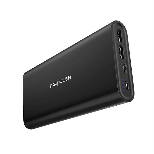 ravpower ace series 26800mah portable charger with dual input black - SW1hZ2U6MTg3NTA=