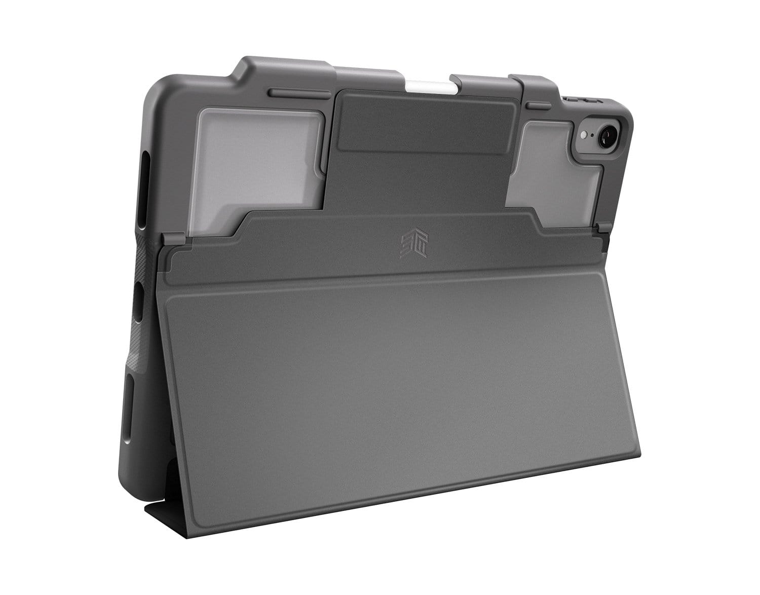 كفر ايباد 11 برو - أسود ورمادي STM Dux Plus Case For iPad Pro 11 - 3}