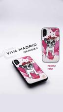 viva madrid perro back case for iphone x pink - SW1hZ2U6MTQ4MjA=