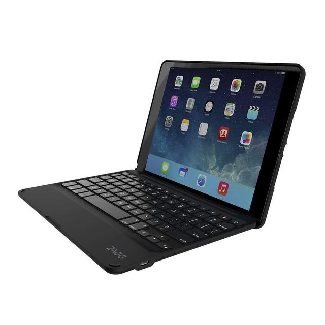 لوحة مفاتيح بلوتوث لجهاز iPad Air 2 بكفر جلد ZAGG Hinged with Bluetooth Keyboard - SW1hZ2U6MjQwMzI=