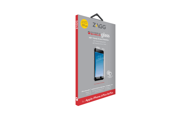 لاصقة حماية الشاشة لهاتف iPhone 8/7 Plus زجاج شفاف ZAGG Invisible Shield Glass Screen Protector - SW1hZ2U6MjU0NTg=