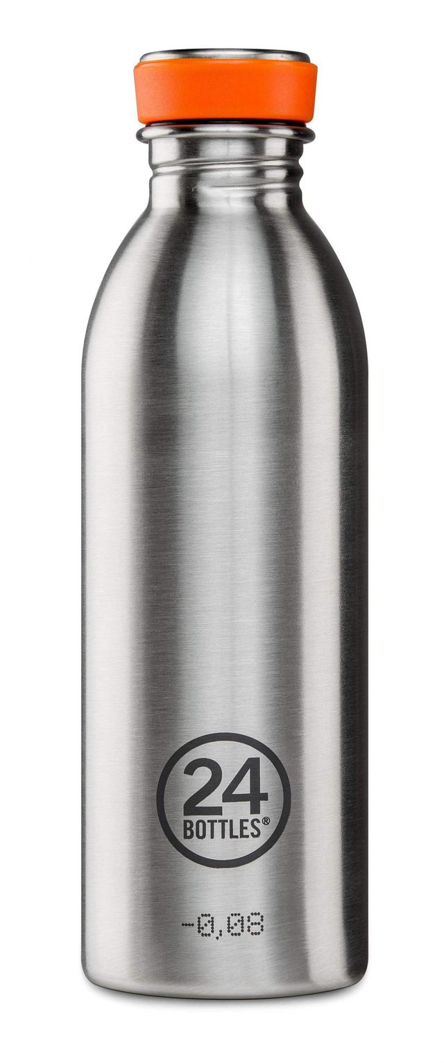 24bottles urban bottle 500 ml lightest insulated stainless steel water bottle eco friendly reusable bpa free hot cold modern portable leak proof for travel office home gym steel - SW1hZ2U6Njg3NTQ=