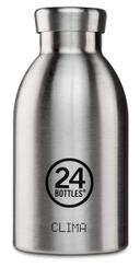 24bottles clima bottle 330ml double walled insulated stainless steel water bottle eco friendly reusable bpa free hot cold modern portable leak proof for travel office home gym steel - SW1hZ2U6Njg4MTg=