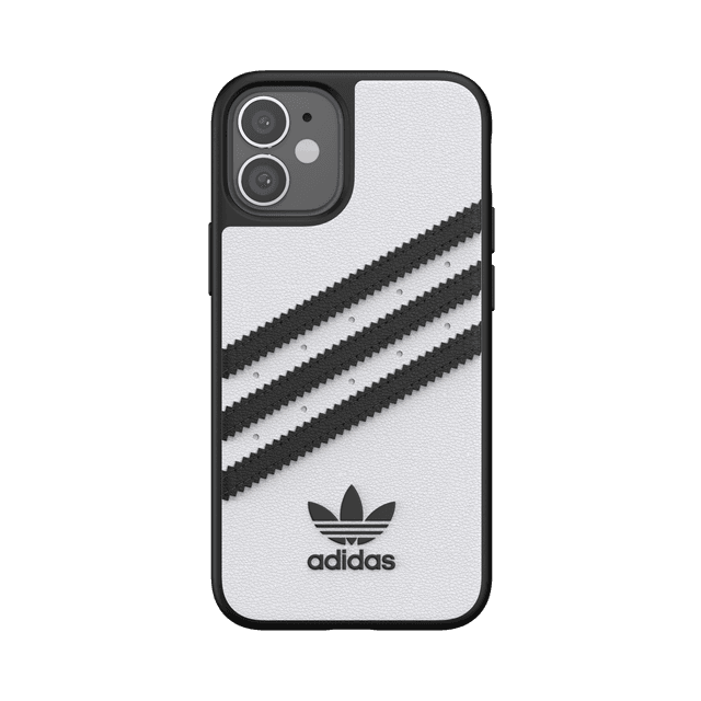 كفر Adidas - SAMBA Apple iPhone 12 Mini Moulded Case - أبيض  أسود - SW1hZ2U6NzE4MDA=