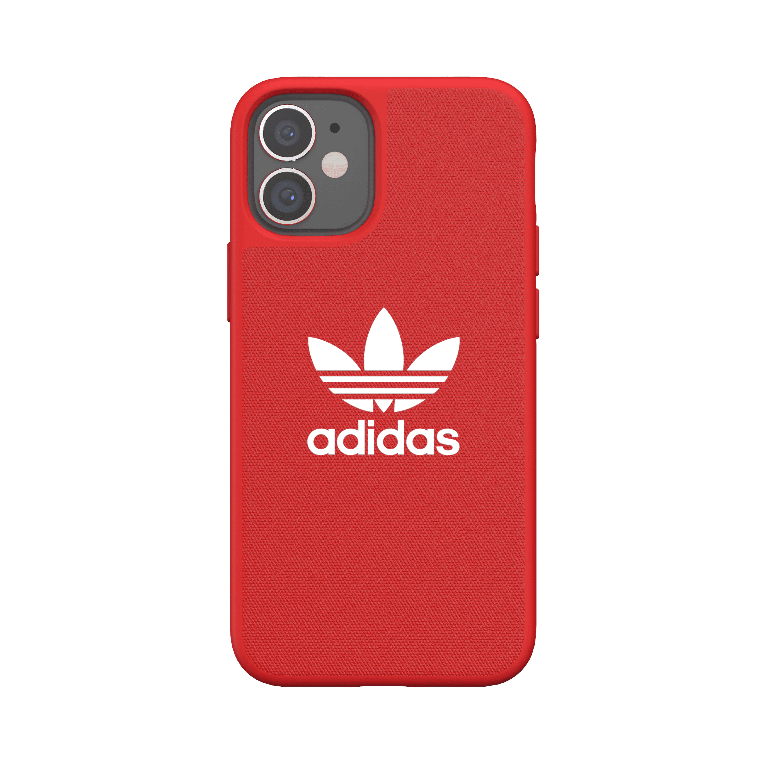 كفر Adidas - ORIGINALS Apple iPhone 12 Mini Canvas Case - أحمر