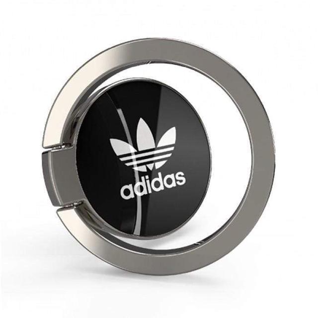 adidas originals universal phone ring grip stand for smartphones like iphone samsung huawei and tablets black white - SW1hZ2U6NzE4ODQ=