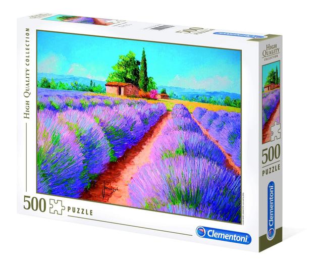 Clementoni adult puzzle lavender scent 500pcs - SW1hZ2U6NTk2NjA=