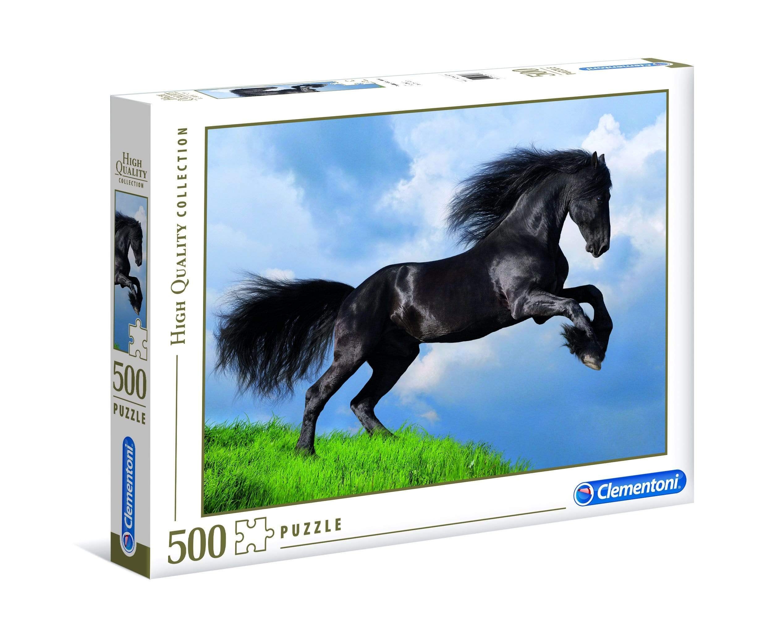 لعبة تطبيقات 500 قطعة CLEMENTONI – Black Horse