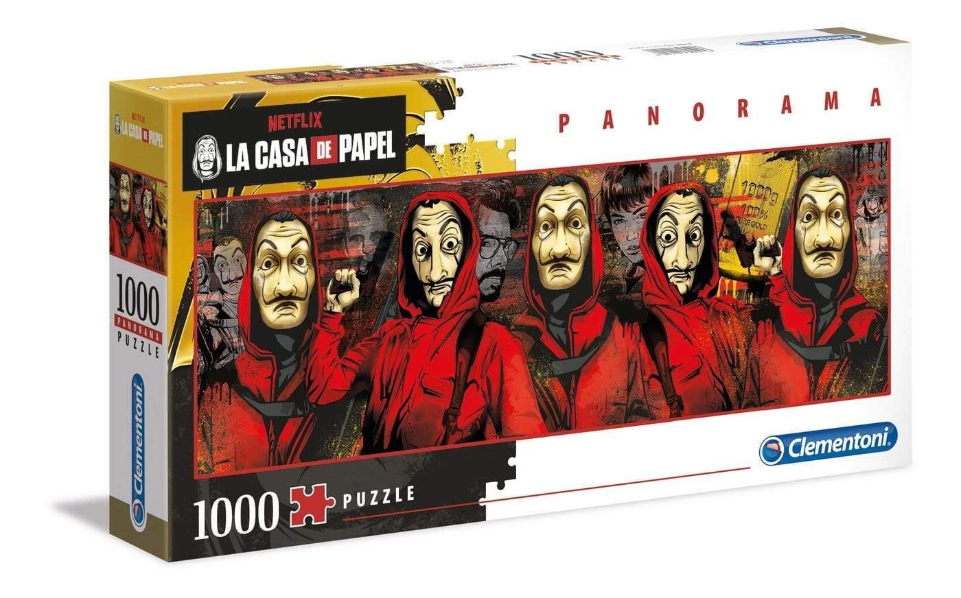 لعبة تطبيقات 1000  قطعة CLEMENTONI - Panorama La Casa De Papel