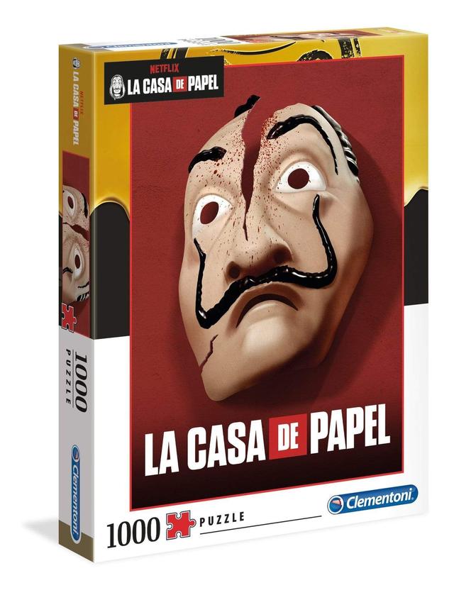 لعبة تطبيقات 1000  قطعة CLEMENTONI - La Casa De Papel Mask - SW1hZ2U6NTk2ODY=