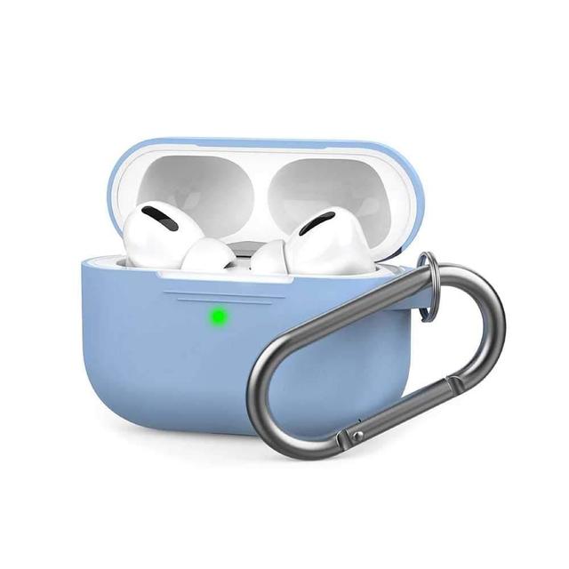 ahastyle full cover silicone keychain case for airpods pro sky blue - SW1hZ2U6NDU2NjE=