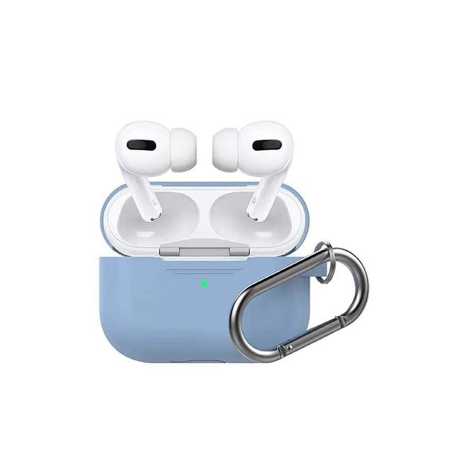ahastyle full cover silicone keychain case for airpods pro sky blue - SW1hZ2U6NDU2NjI=