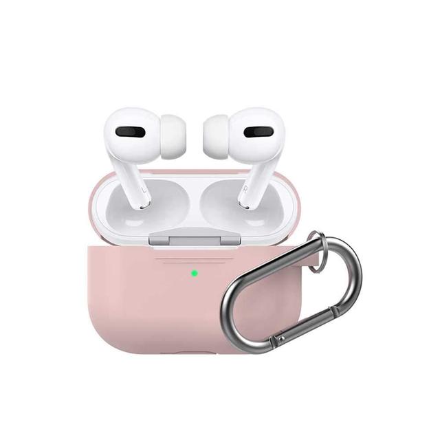 ahastyle full cover silicone keychain case for airpods pro pink - SW1hZ2U6NDExMzk=
