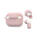 ahastyle full cover silicone keychain case for airpods pro pink - SW1hZ2U6NDExNDA=