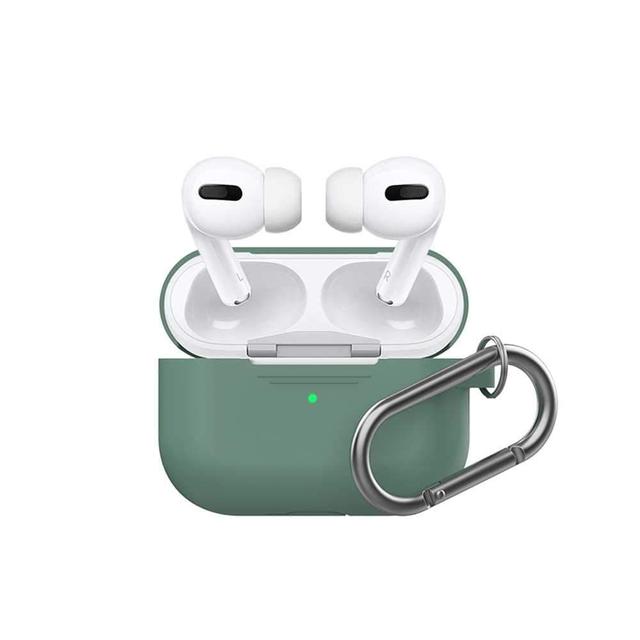 ahastyle full cover silicone keychain case for airpods pro midnight green - SW1hZ2U6NDExMzQ=