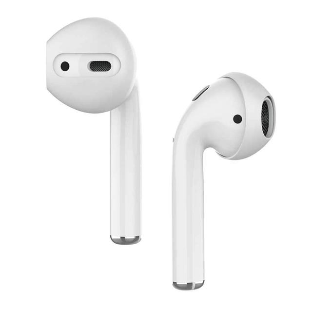 ahastyle fit in the case ear covers for airpods 3 pairs white - SW1hZ2U6MzkwMzc=