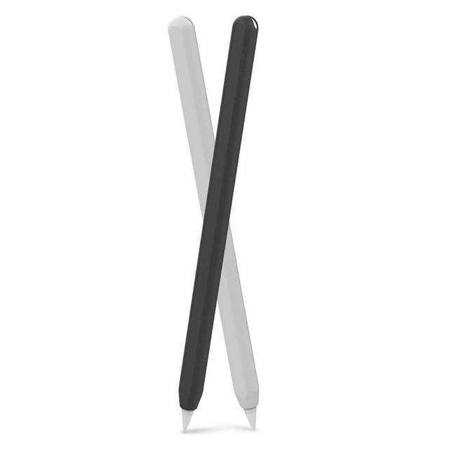 ahastyle silicone apple pencil sleeve 2 pack black white - SW1hZ2U6MzkwMjY=