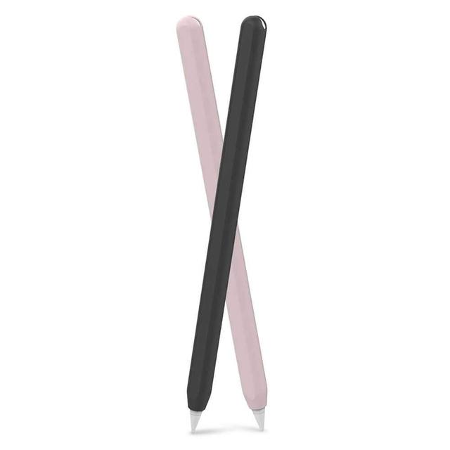 ahastyle silicone apple pencil sleeve 2 pack black pink - SW1hZ2U6MzkwMjQ=