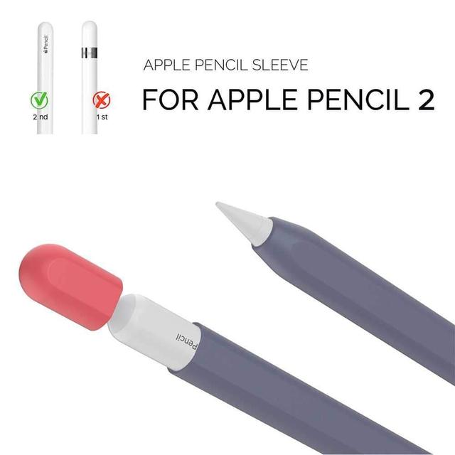 ahastyle duotone ultra thin apple pencil sleeve 2nd gen navy blue red - SW1hZ2U6MzkwMTI=
