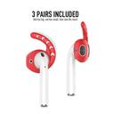 ahastyle premium silicone earhooks cover for airpods 3 pairs red - SW1hZ2U6Mzg5NjE=