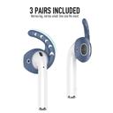 ahastyle premium silicone earhooks cover for airpods 3 pairs navy blue - SW1hZ2U6Mzg5NDk=