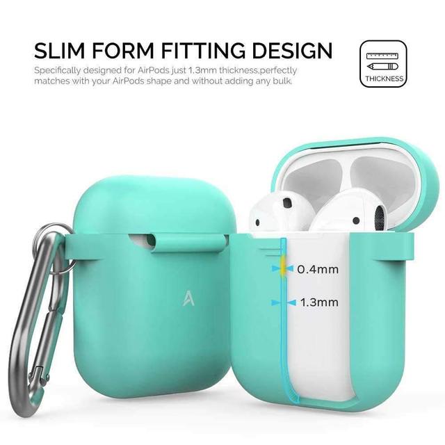 ahastyle keychain silicone case for airpods sky blue - SW1hZ2U6Mzg5MzQ=